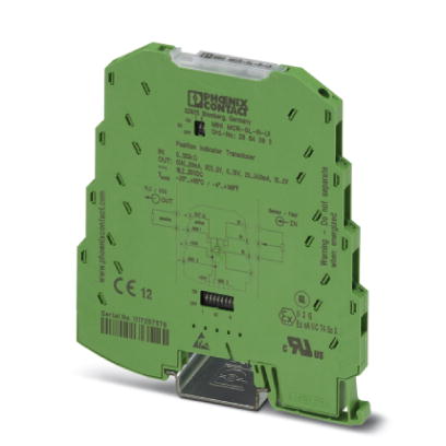 Phoenix Contact Potentiometer Converter; MINI MCR-SL-R-UI-SP; 100 Ohms - 100kOhms IN; 0 - 10V IN; 0 - 20mA OUT; 1 Output; 24VDC; Configurable Signal